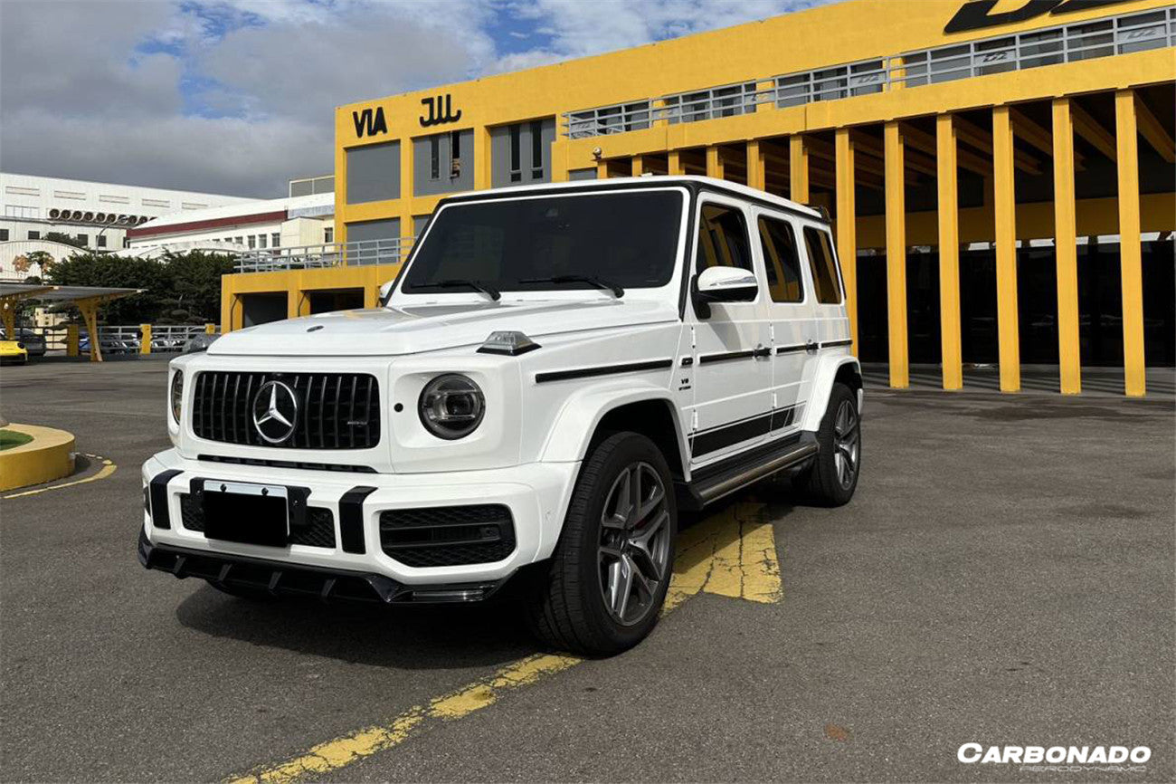2018 - 2024 Mercedes Benz G63 AMG W464 G-Wagen TC Style Dry Carbon Fiber Front Lip