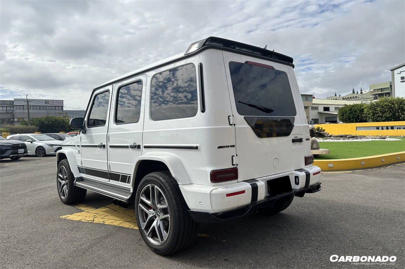 2018 - 2024 Mercedes Benz G63 AMG W464 G-Wagen TC Style Dry Carbon Fiber Rear Lip