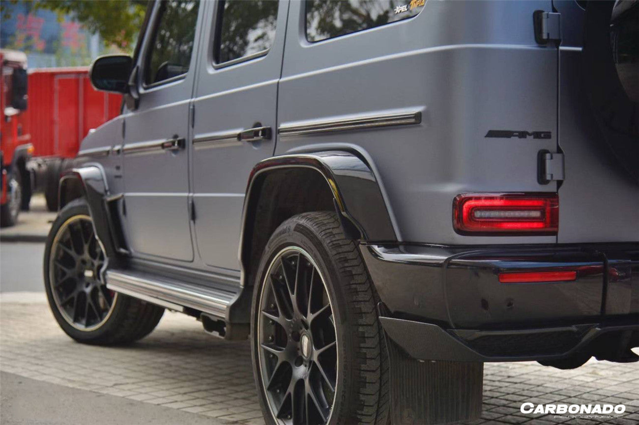 2018 - 2024 Mercedes Benz G63 AMG W464 G-Wagen TC Style Dry Carbon Fiber Rear Lip