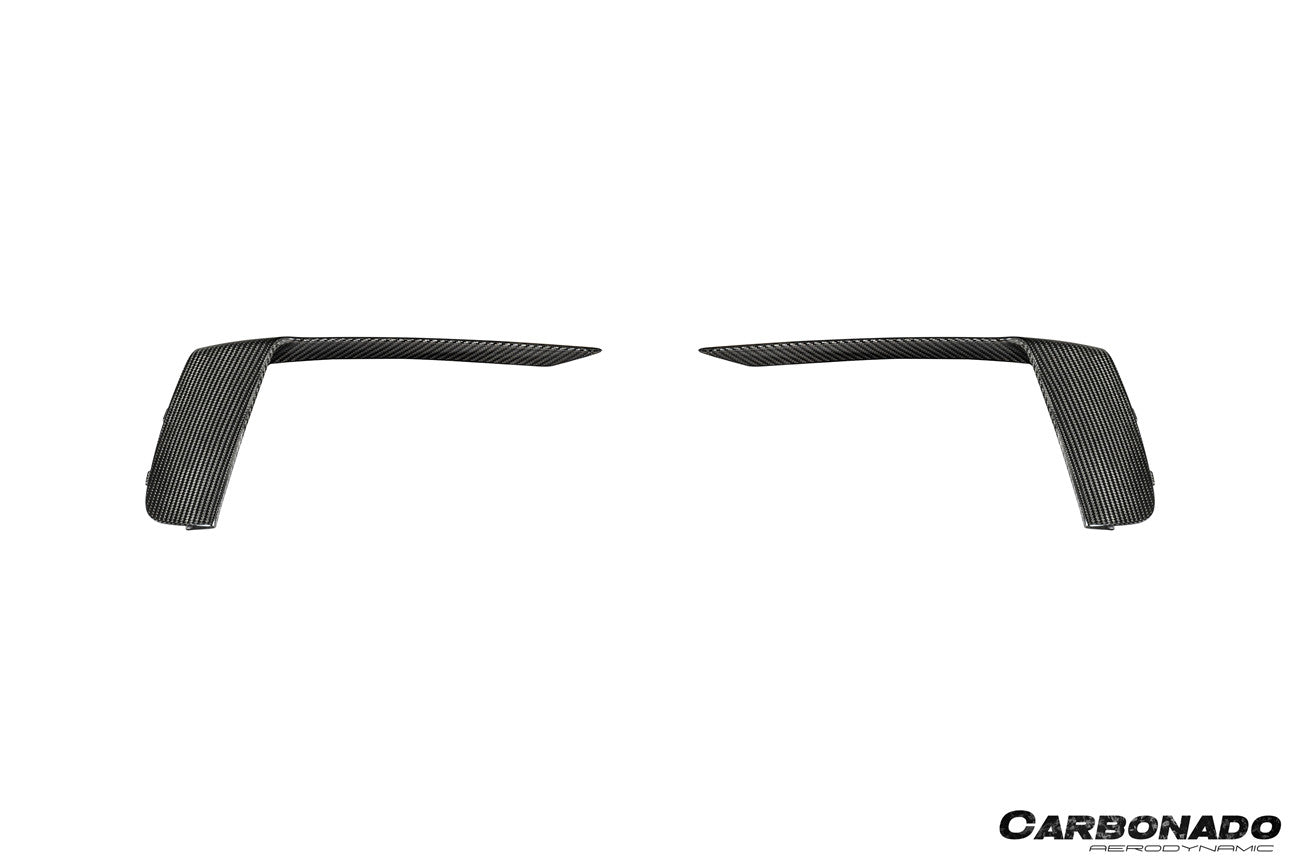 Porsche 911 991.2 GT3 OE Style Dry Carbon Fiber Front Bumper DRL Trims 2017-2019