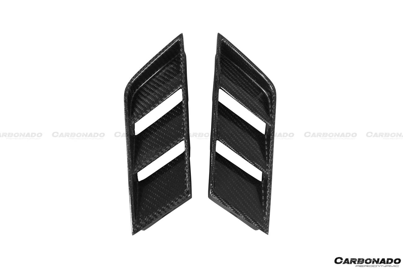 Nissan GT-R R35 OEM Style Carbon Fiber Rear Diffuser Side Vents EBA 2017-2023