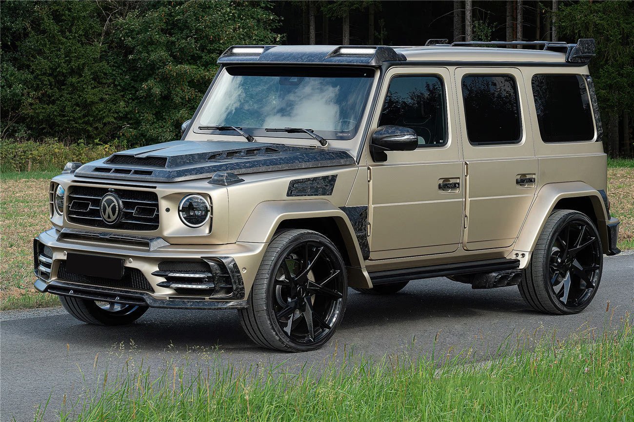 2018-2025 Mercedes Benz G63 AMG & G550 W464 W465 G-Wagon MSY Style Dry Carbon Fiber Turn Lights Cover - Carbonado