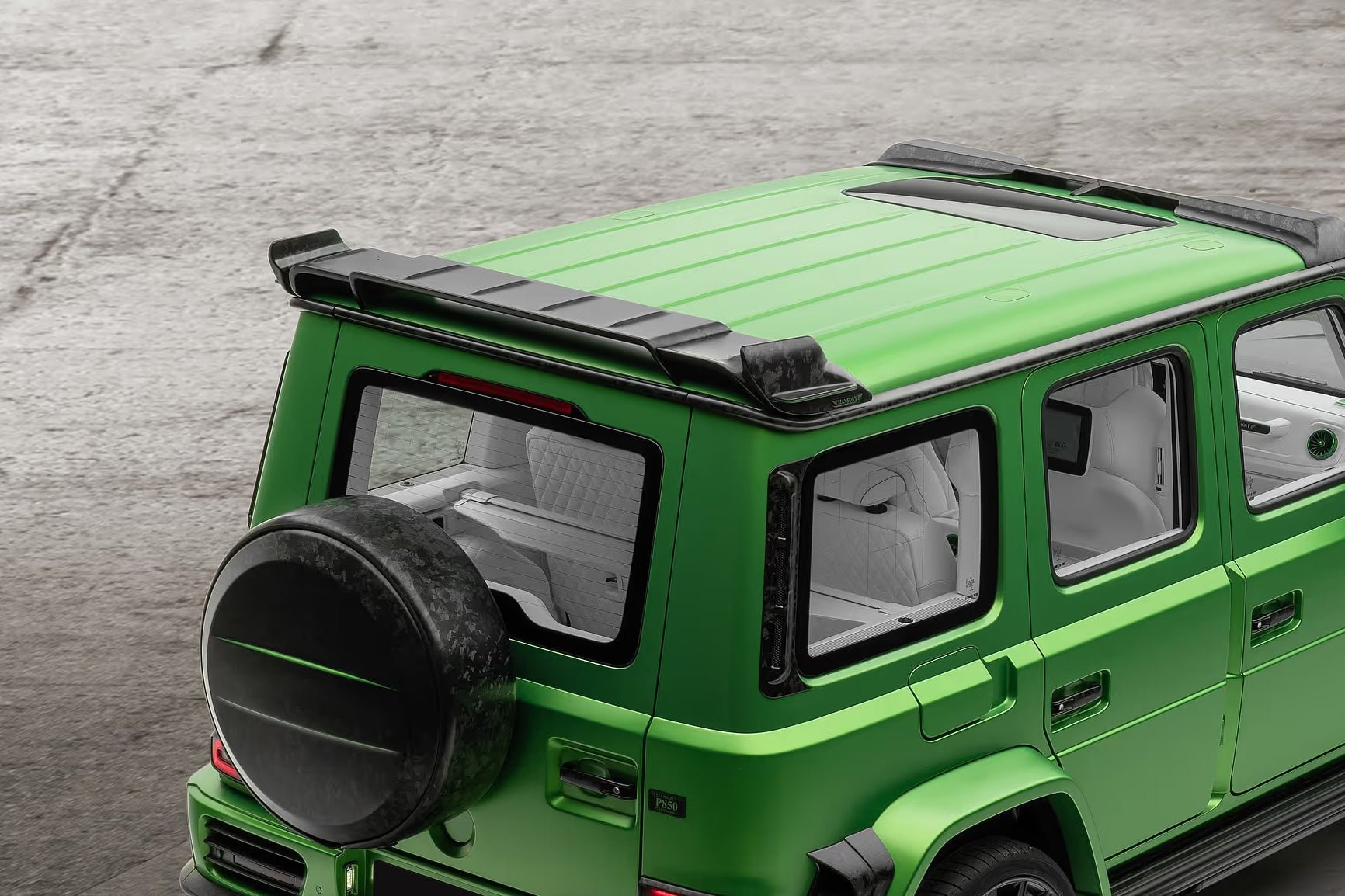 2018-2025 Mercedes Benz G63 AMG & G550 W464 W465 G-Wagon MSY Style Dry Carbon Fiber Roof Spoiler - Carbonado
