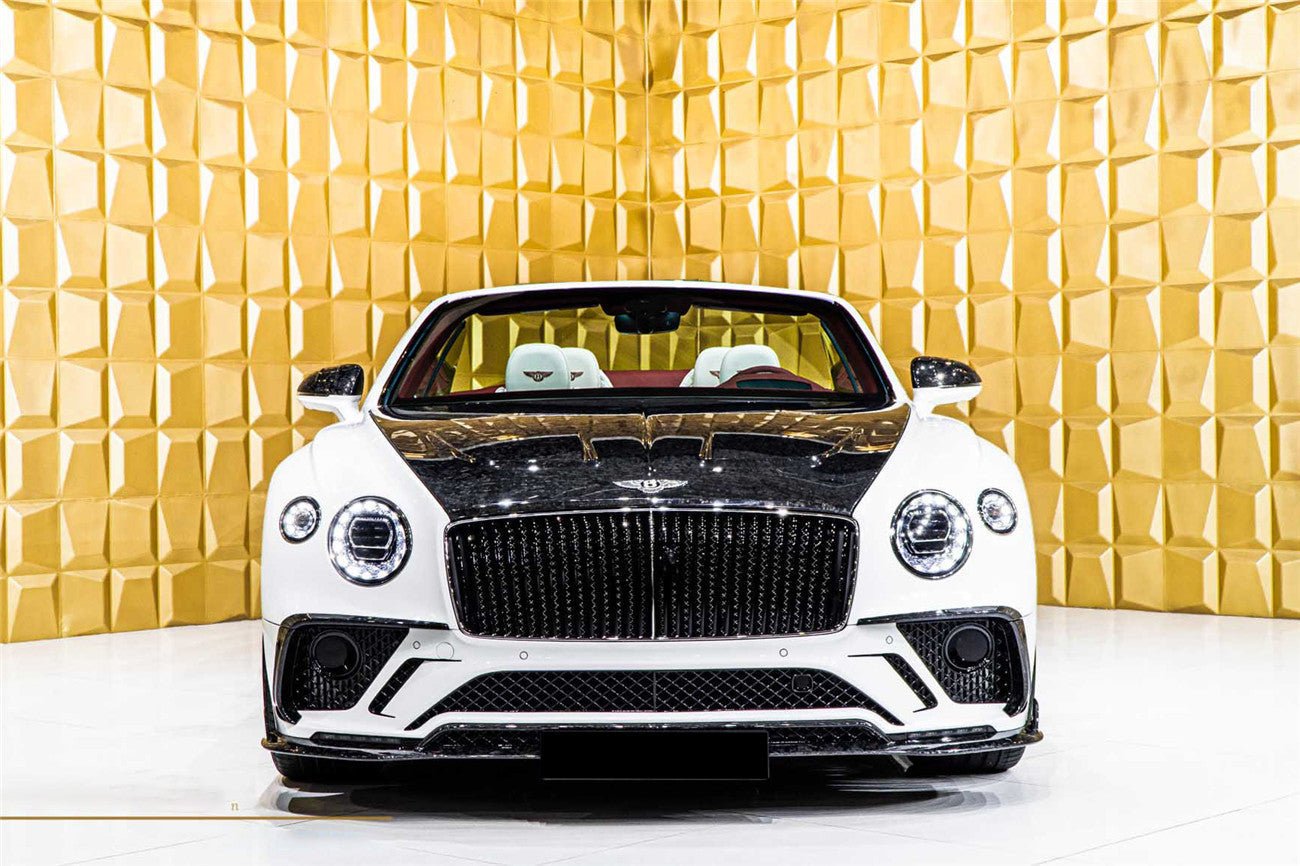 2018-2023 Bentley Continental GT & GTC MSY Style DRY Carbon Fiber Grill - Carbonado