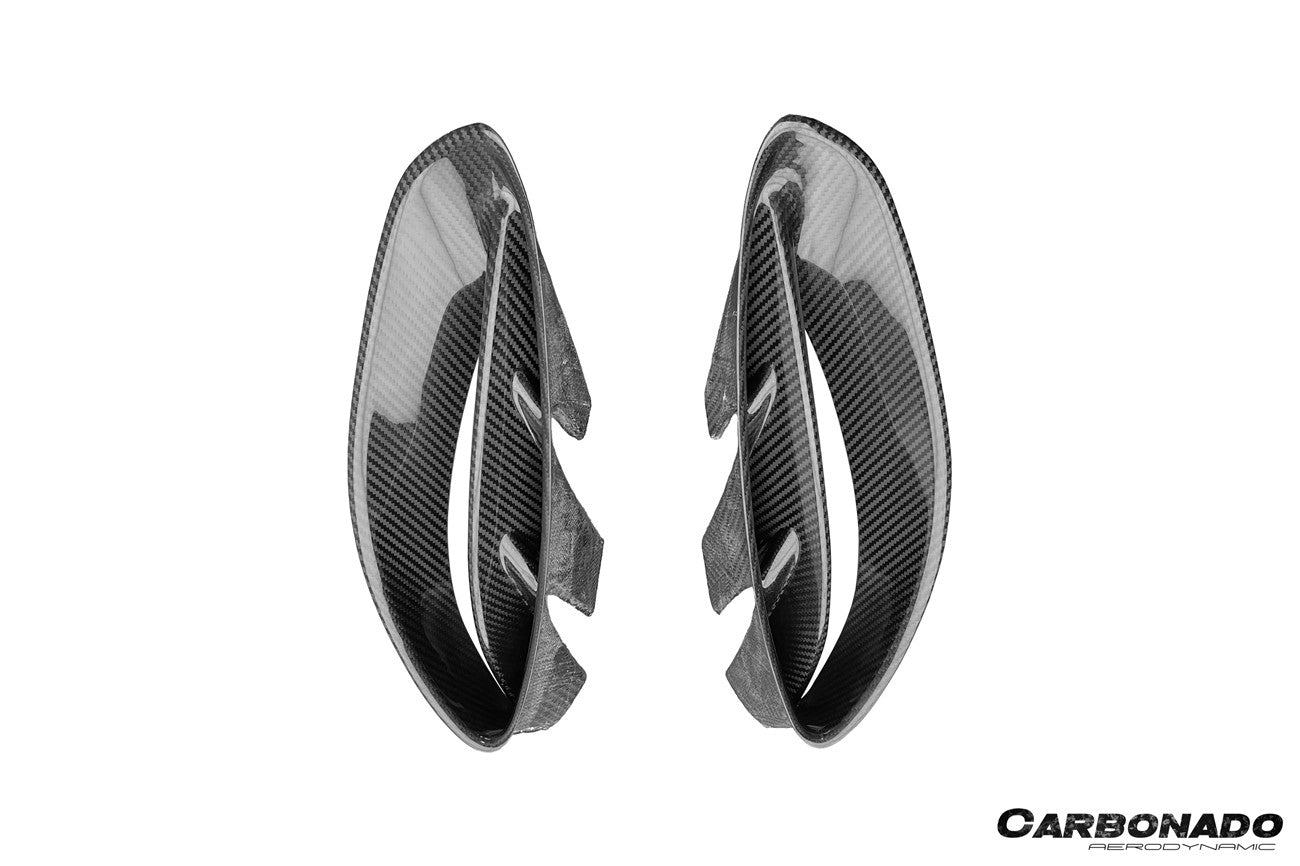Lotus Emira NYO MNK Style Dry Carbon Fiber Quarter Panel Side Scoops 2021-2024