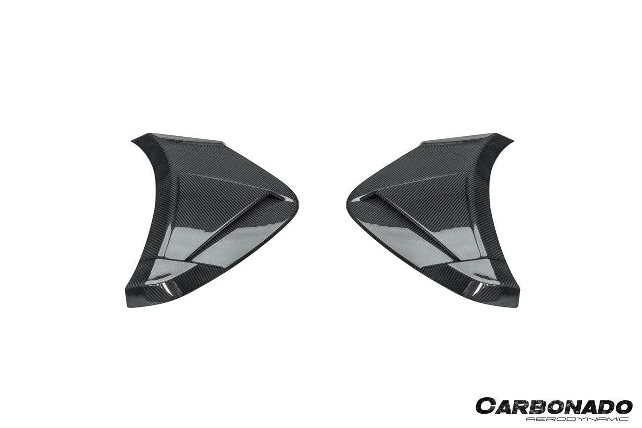 McLaren Artura Coupe Spider MCLA AM Style Autoclave Carbon Fiber Rear Bumper Side Panels 2023-Up