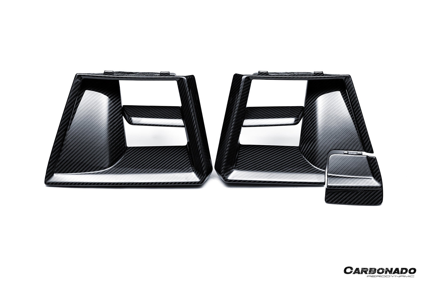 BMW XM G09 LD Style Dry Carbon Fiber Front Bumper Air Vents 2023-2026
