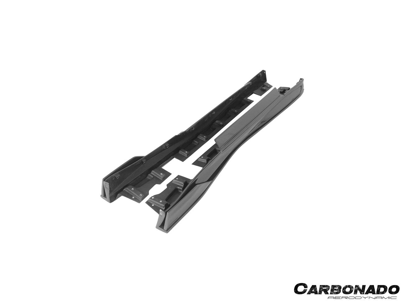 Nissan GT-R R35 CBA DBA EBA VS Style Carbon Fiber Side Skirts 2007-2025