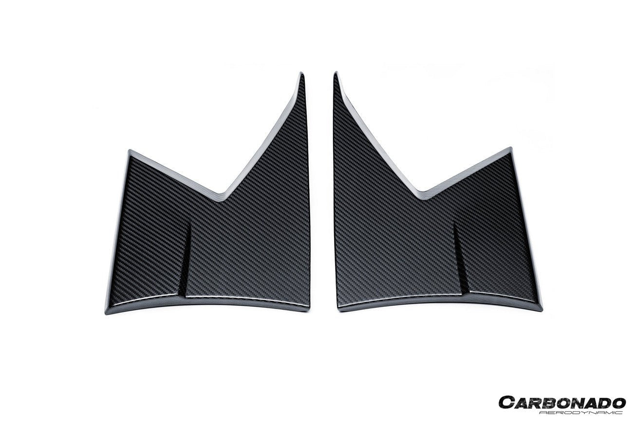 Lamborghini Revuelto MSY Style Carbon Fiber Front Bumper Side Splitters 2024-UP