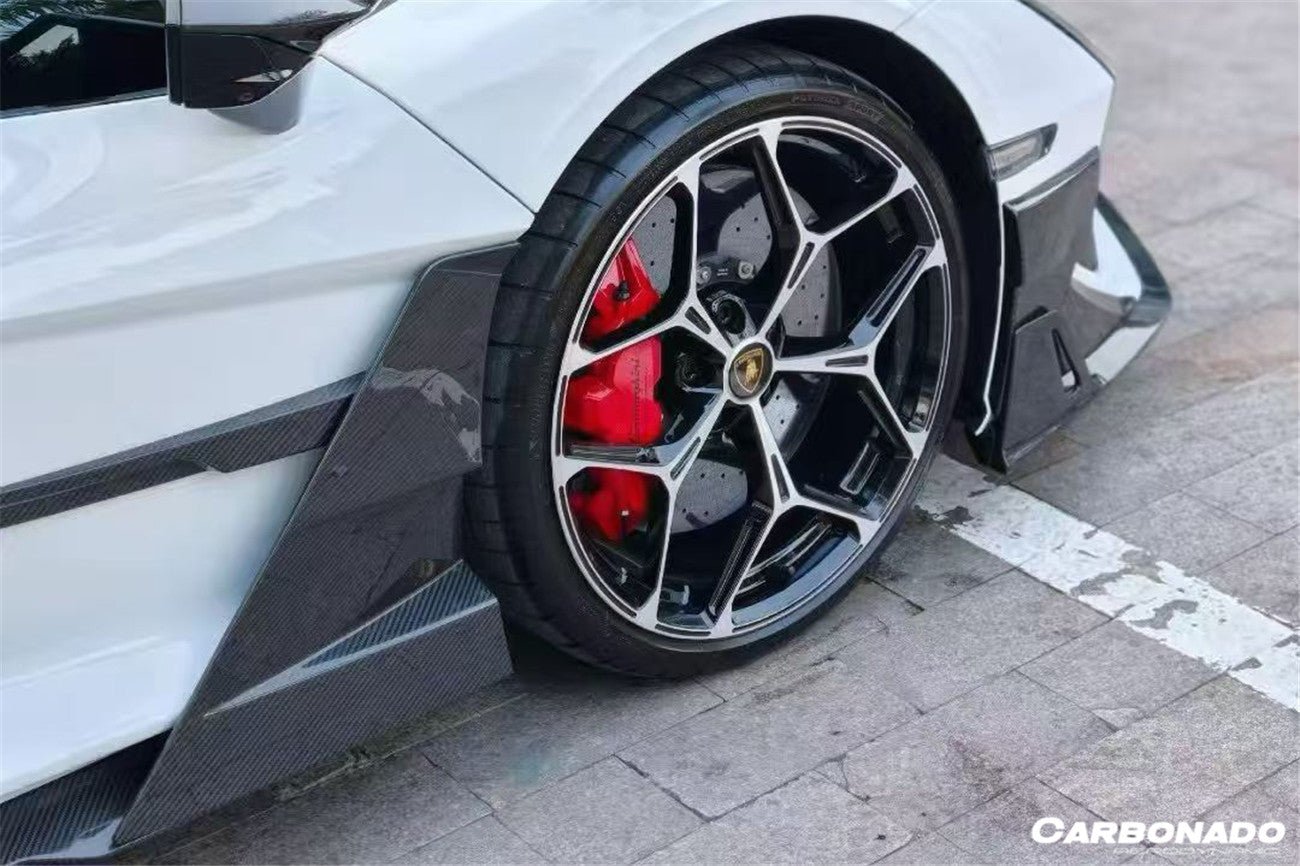 Lamborghini Revuelto MSY Style Autoclave Carbon Fiber Side Skirt Canards 2024-Up