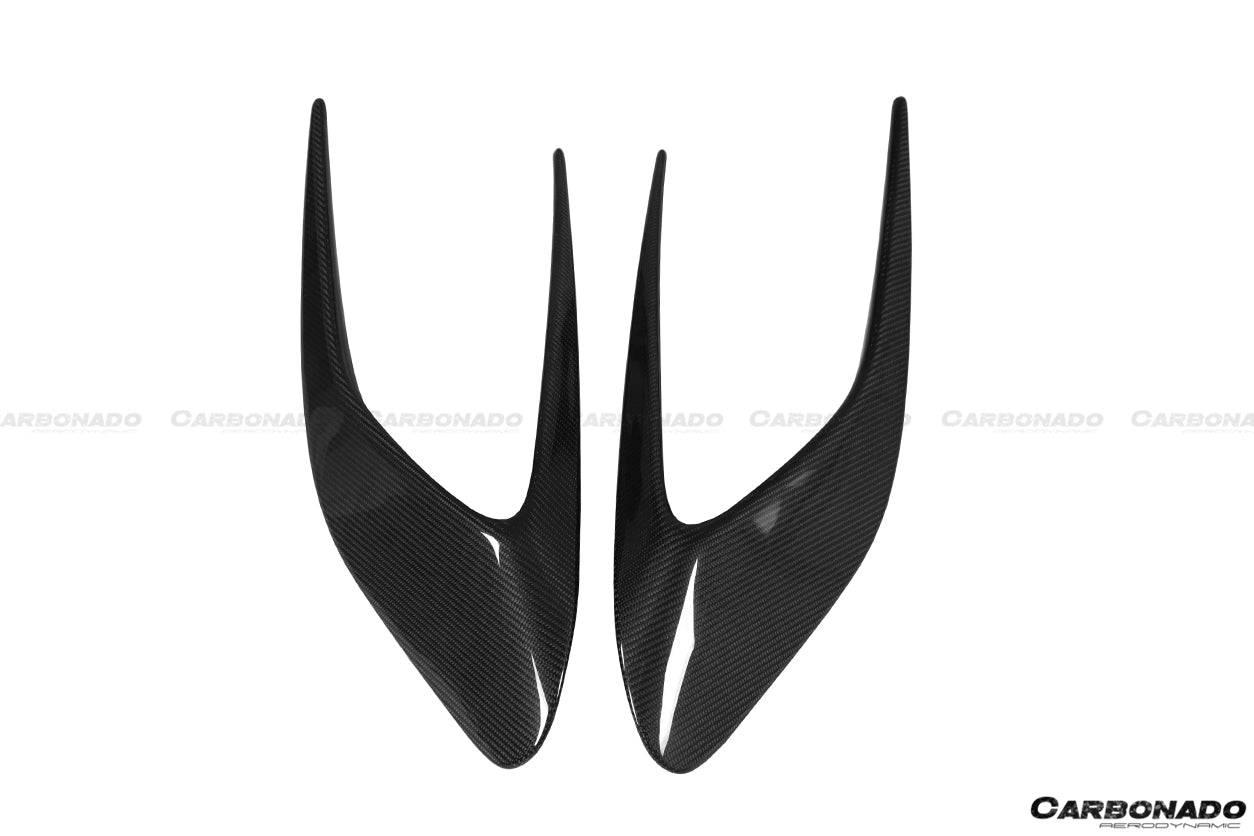 Ferrari 488 GTB Spider MSY Style Carbon Fiber Side Air Intake Flaps 2015-2019