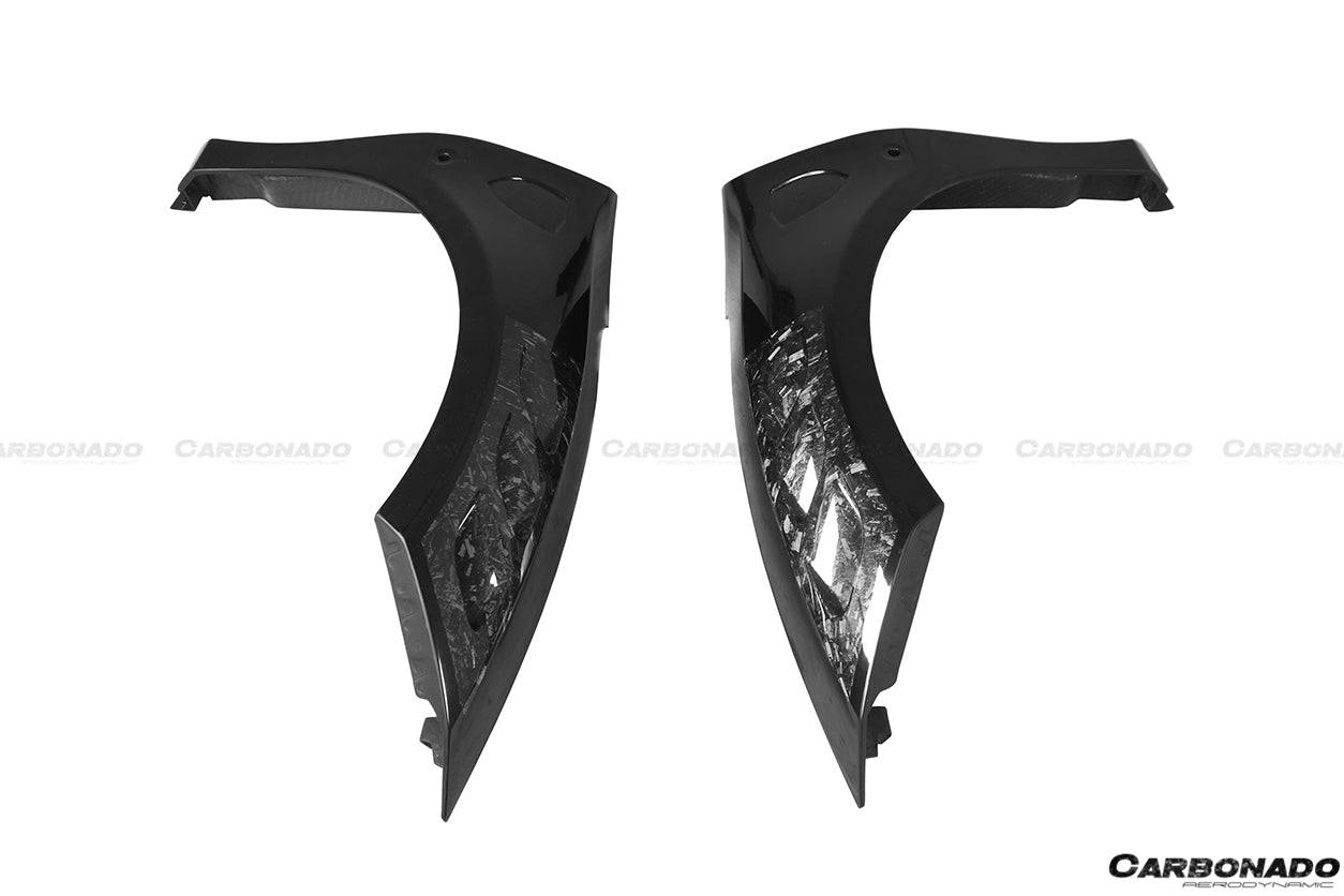 Ferrari 488 GTB Spider MSY Style Partial Carbon Fiber Front Fenders 2015-2019