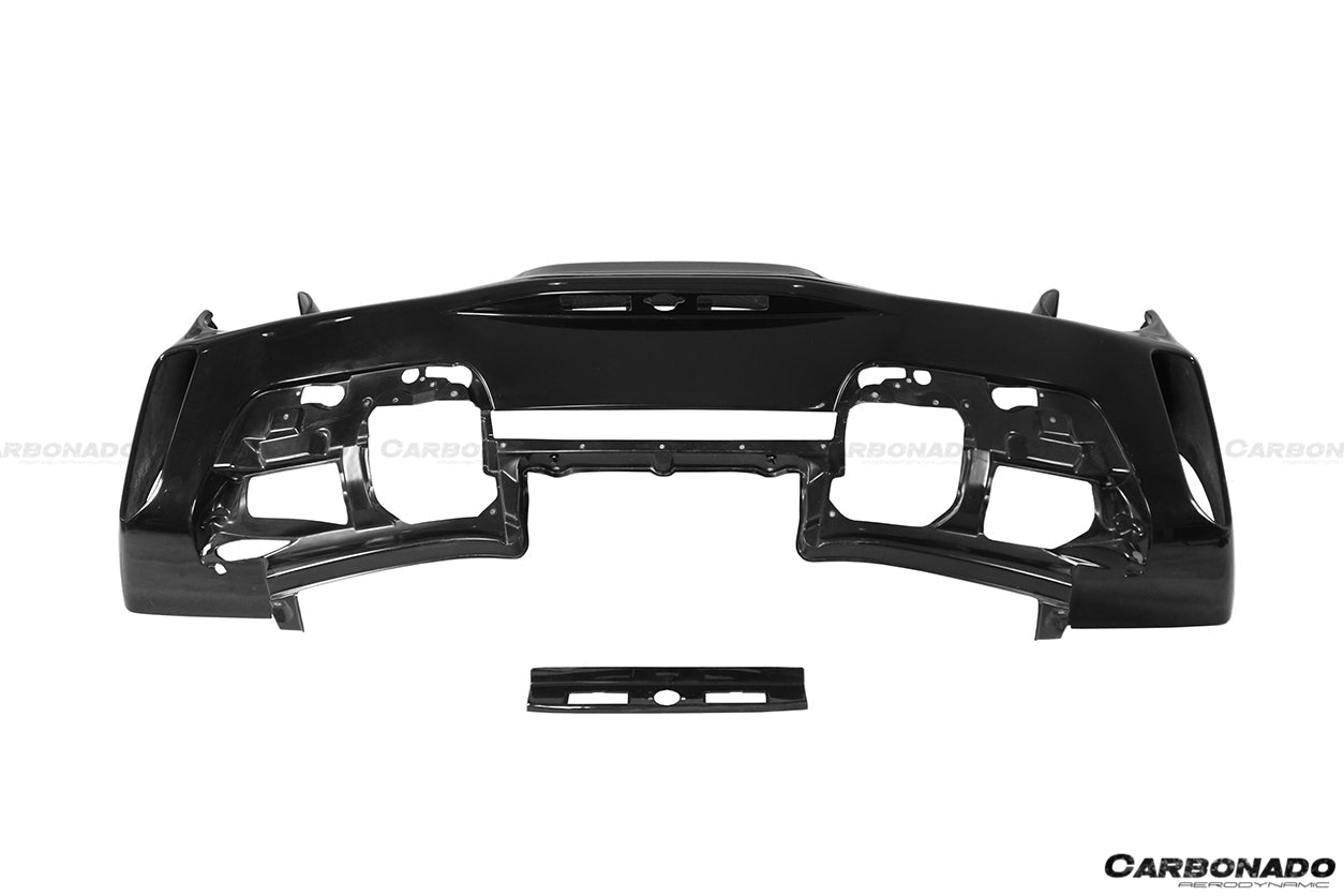 Ferrari 488 Pista F142M OEM Style Partial Carbon Fiber Rear Bumper 2018-2020