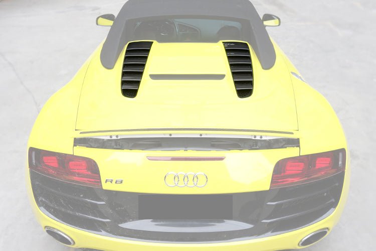 2009-2015 Audi R8 Spyder OE Style Carbon Fiber Trunk Air Scoop Cover - Carbonado