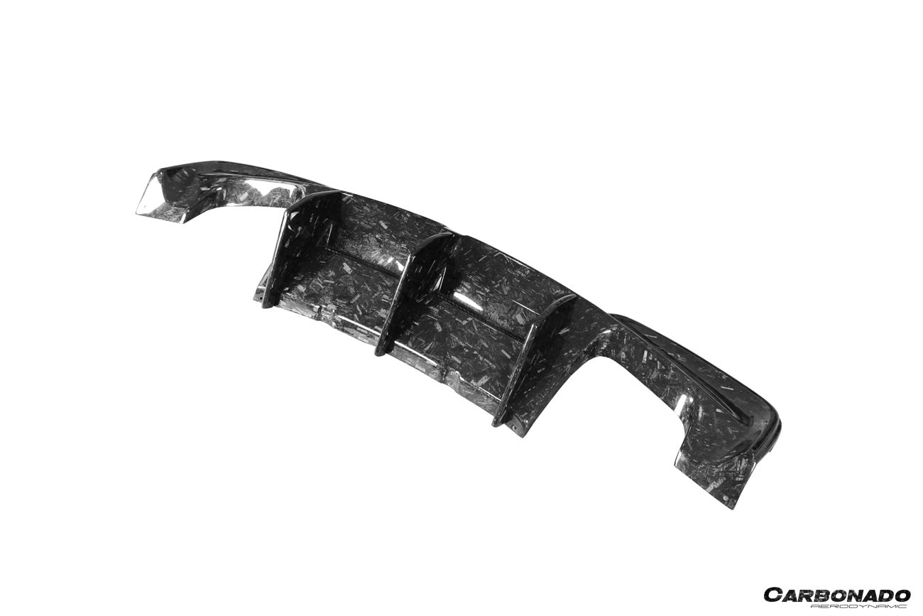 2008-2013 BMW 1M RZ Style Carbon FIber Rear Lip & Diffuser Undertray