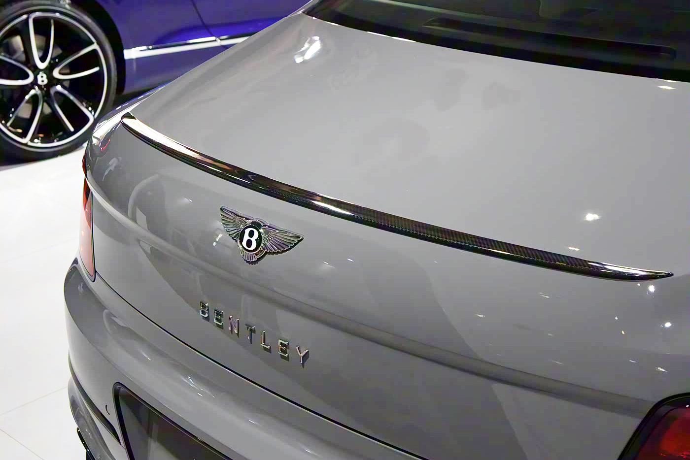 Bentley Flying Spur OEM Style Autoclave Carbon Fiber Trunk Wing Spoiler 2020-2024