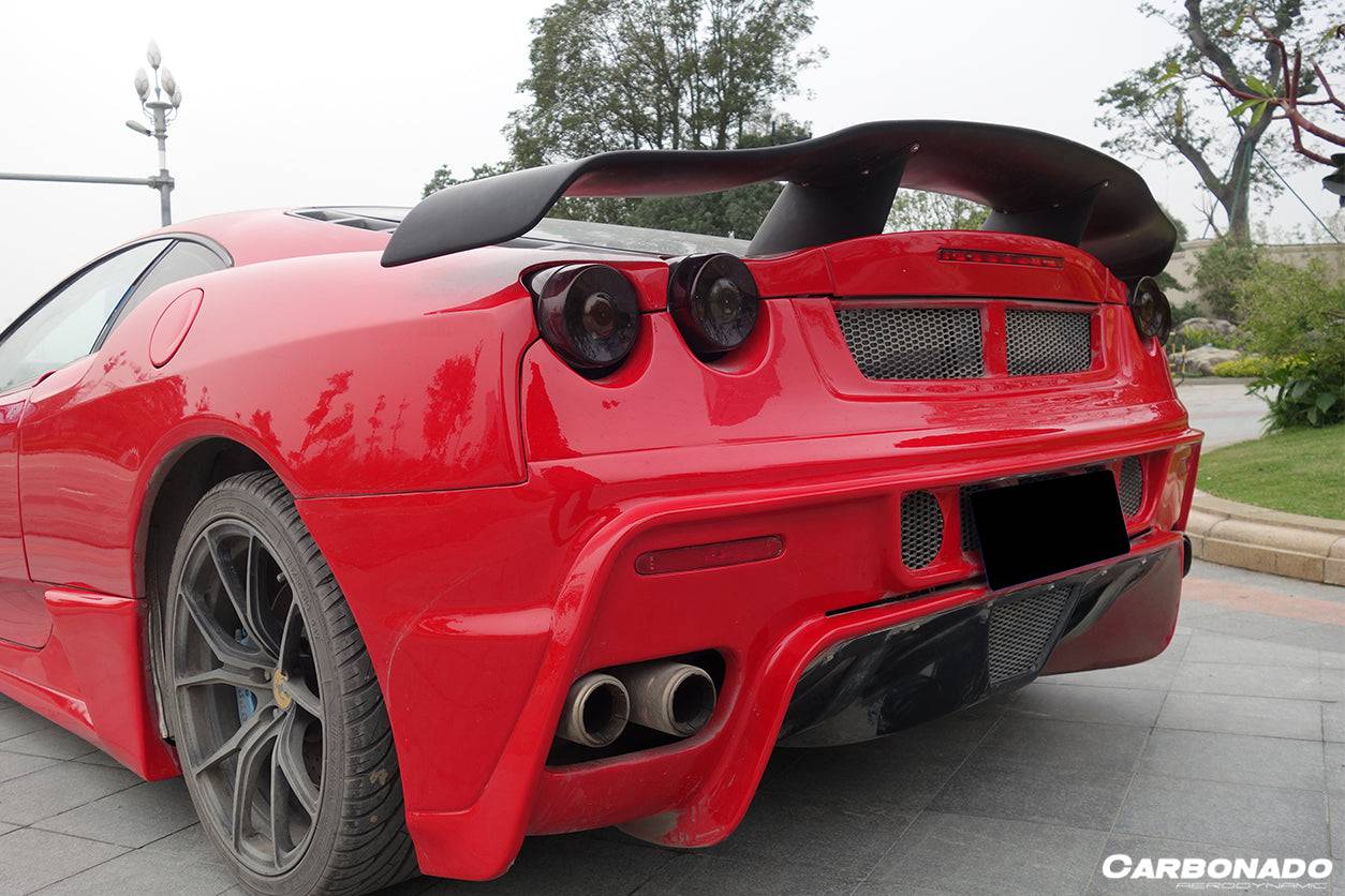 2004-2009 Ferrari F430 AS Style Rear Bumper - Carbonado