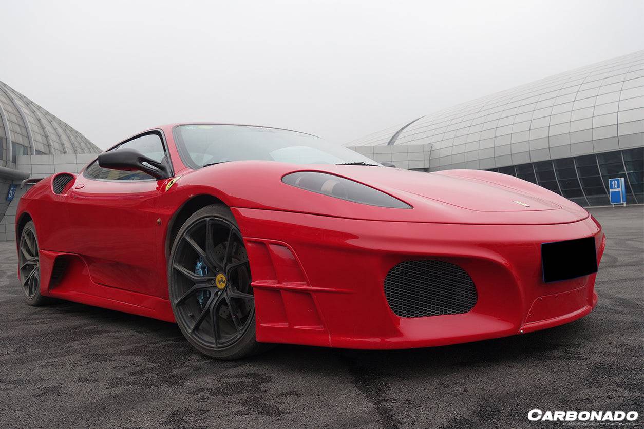 2004-2009 Ferrari F430 AS Style Front Bumper - Carbonado