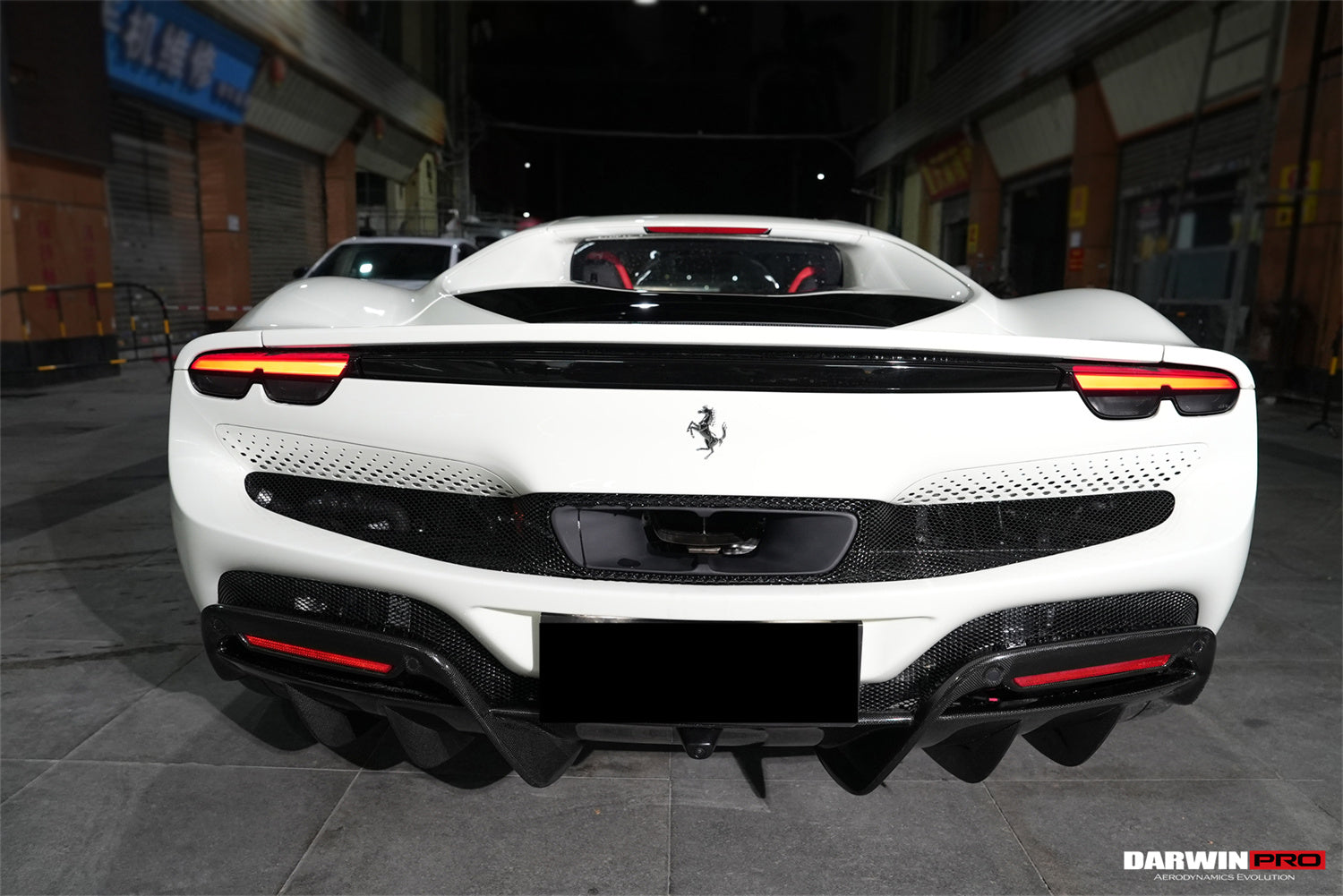 2022 - 2025 Ferrari 296 GTB (Type F171) OE Style Carbon Fiber Rear Diffuser