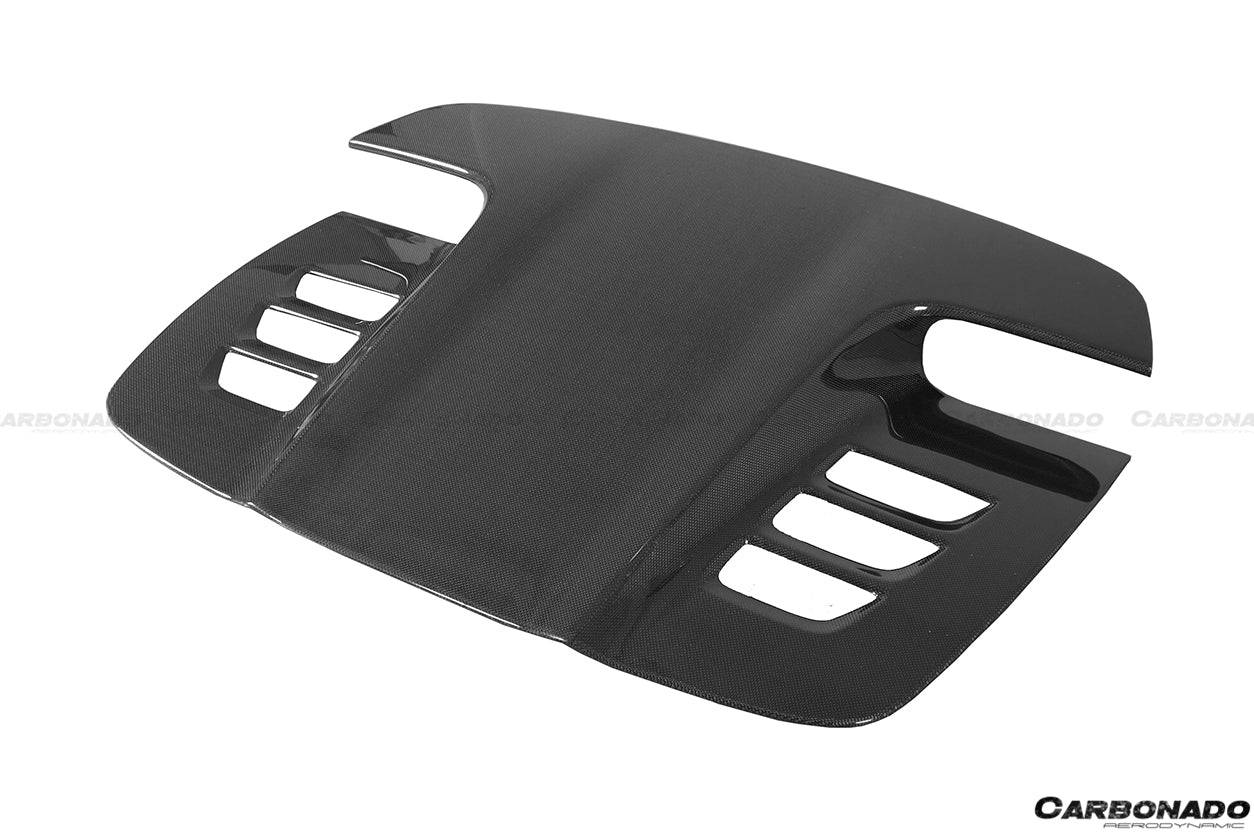 Ferrari 458 Spider Style Double Carbon Fiber Engine Hood Trunk 2010-2015