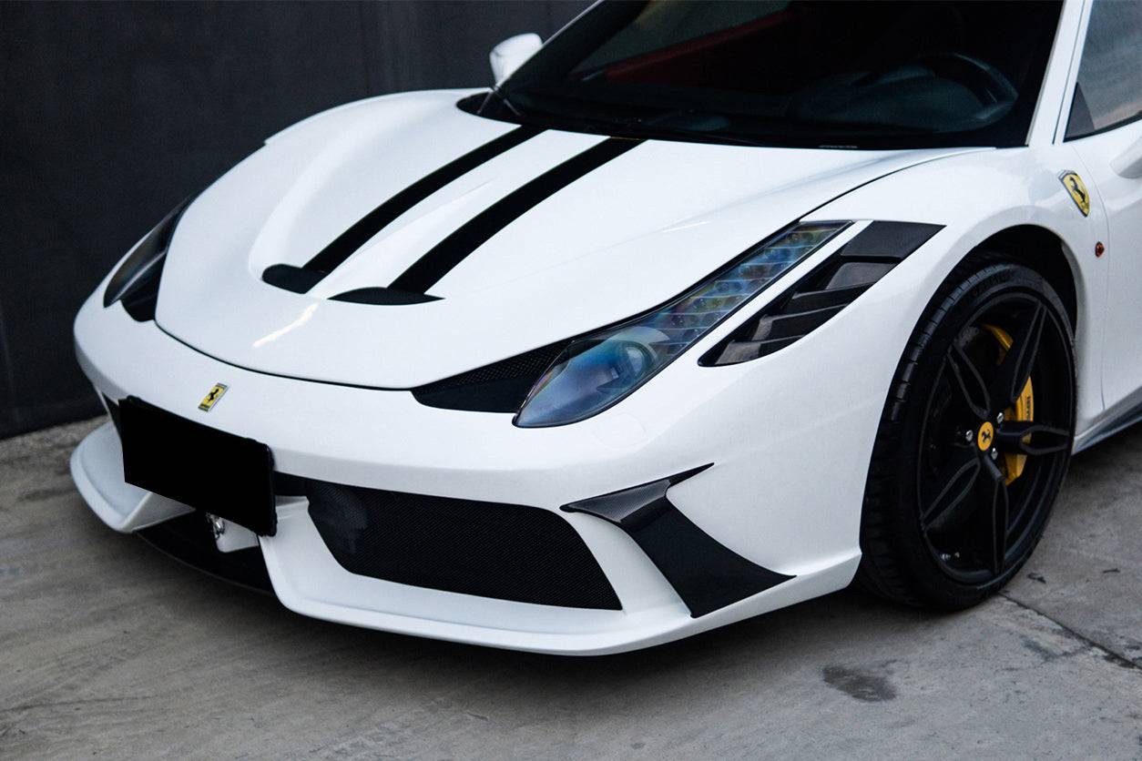 2010-2015 Ferrari 458 Coupe & Spider SP Style Hood - Carbonado