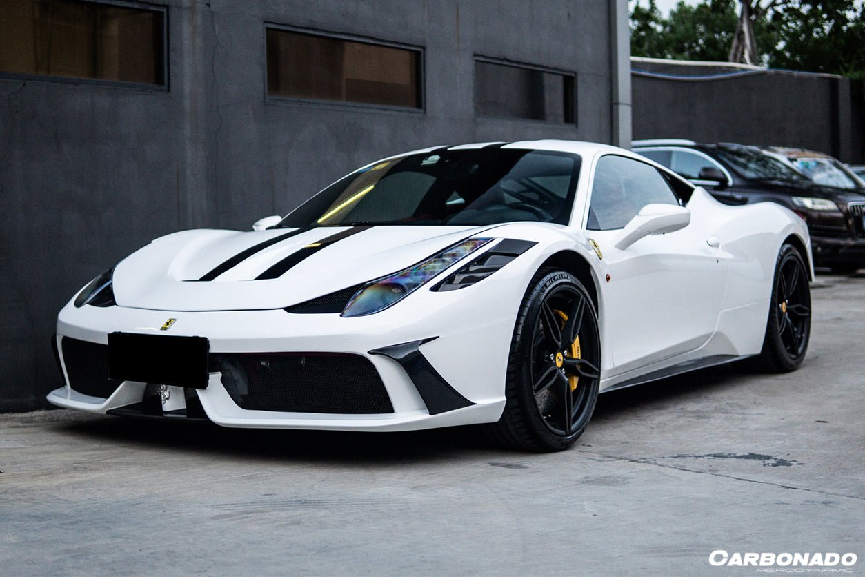 2010-2015 Ferrari 458 Coupe & Spider SP Style Hood - Carbonado