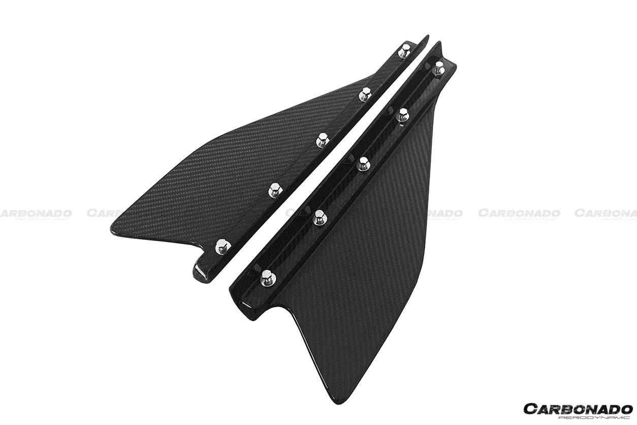 Ferrari 458 Speciale OE Style Carbon Fiber Side Skirt Canard  2010-2015