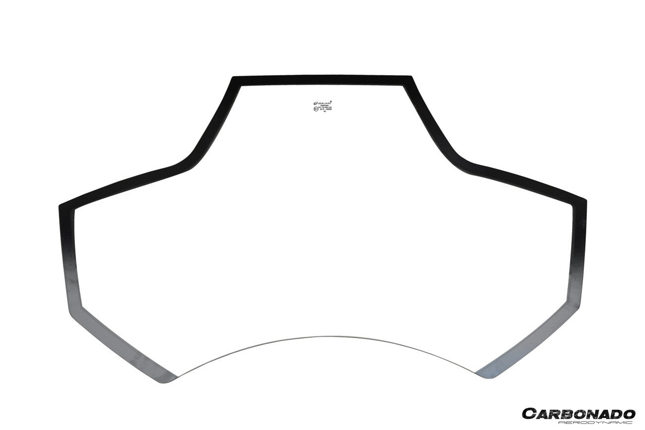 2015 - 2020 Ferrari 488 Spyder Dry Carbon Fiber Engine Hood With Glass