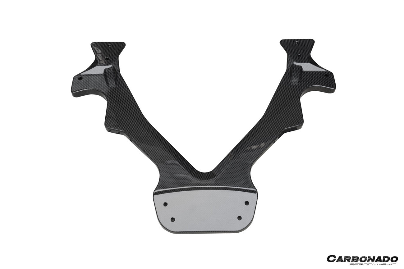 2015 - 2020 Ferrari 488 Spyder Dry Carbon Fiber Engine Hood With Glass