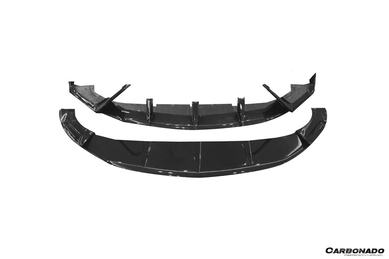 2018 - 2022 Lamborghini URUS TC Style Dry Carbon Fiber Front Lip Both UP and Down