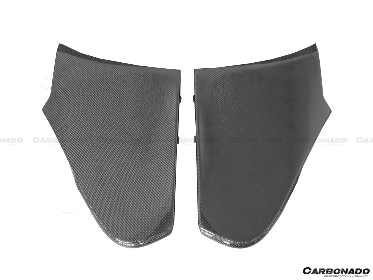 McLaren 650S Carbon Fiber Front Bumper Side Splitter 2014-2017