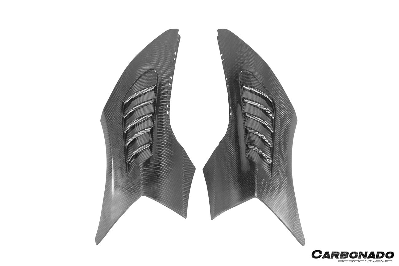 McLaren 720S Coupe P14 VRS Style Autoclave Carbon Fiber Fenders 2017-2022