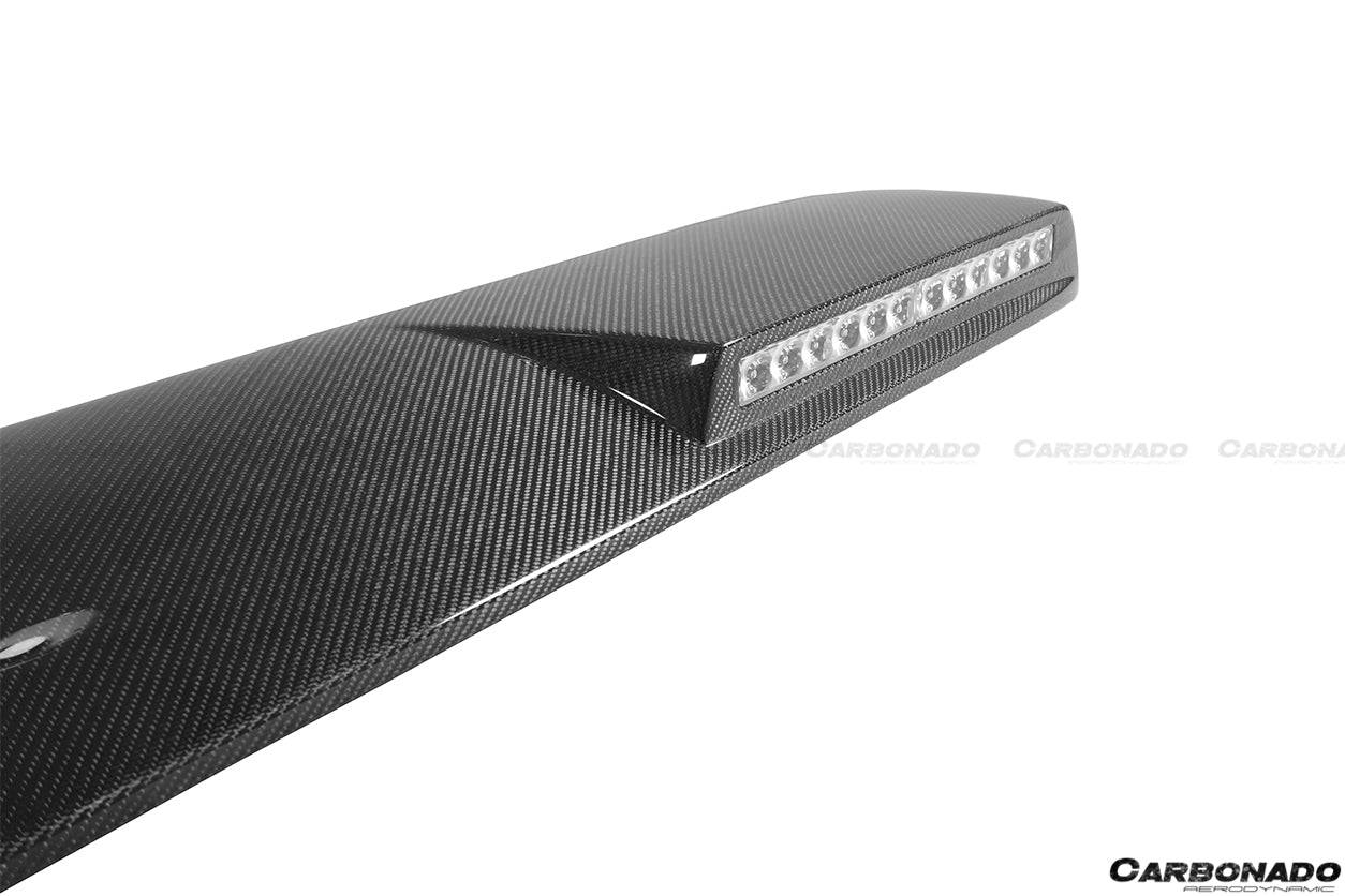 Mercedes Benz G-Class W464 W465 BR Style Carbon Fiber Front Roof Spoiler 2019-2025