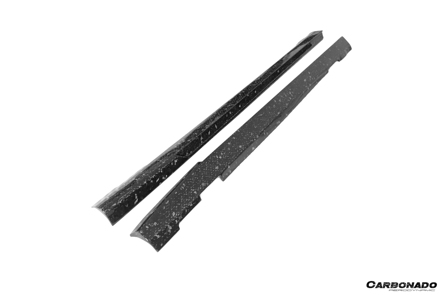 2008 - 2014 Mercedes Benz W204 C63 AMG Sedan VS Style Carbon Fiber Side Skirts
