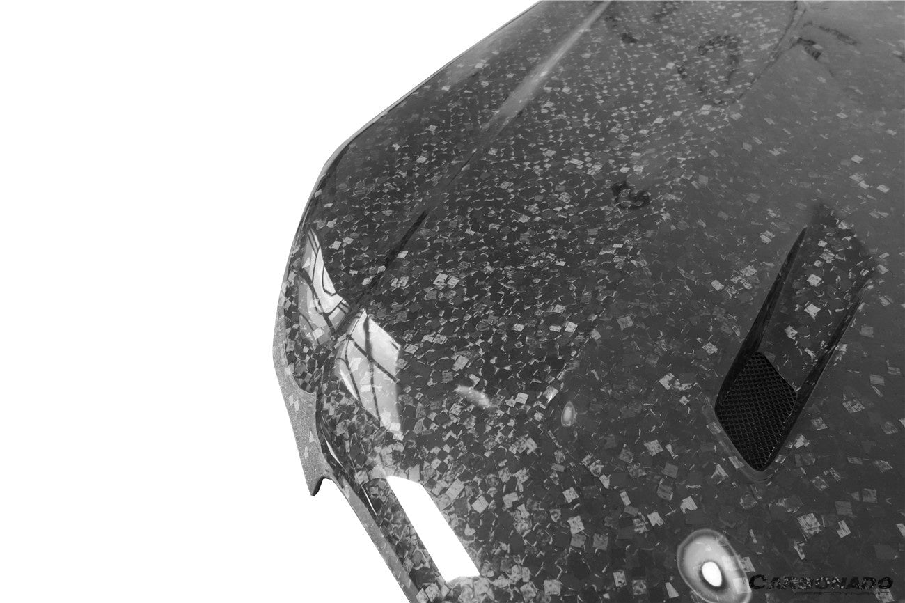 2012-2014 Mercedes Benz W204 C Class BK Style hood - Carbonado