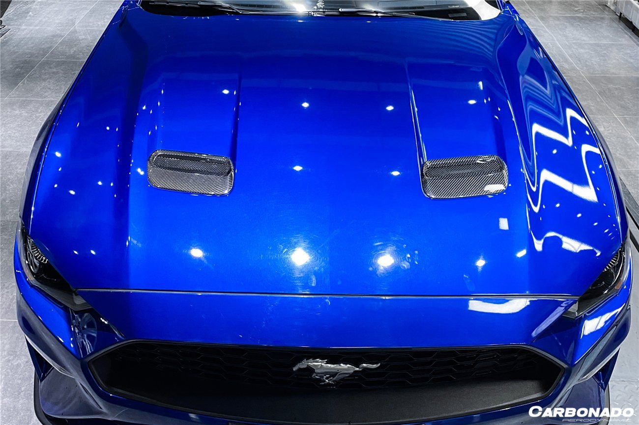 Ford Mustang S550 Carbon Fiber Hood Vents 2018-2023