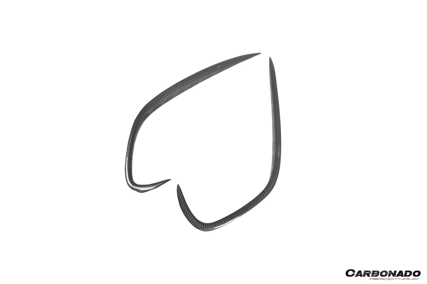 2020 - 2023 McLaren GT WP Style DRY Carbon Fiber Front Bumper Air Vents