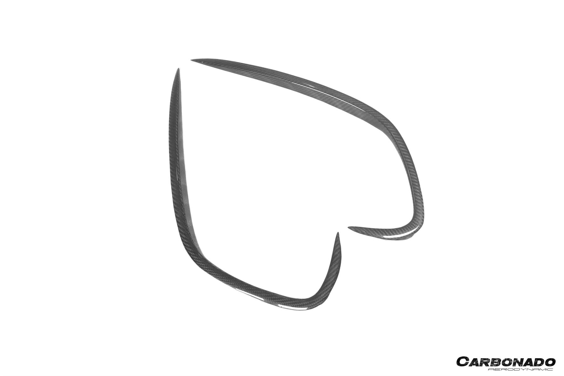 2020 - 2023 McLaren GT WP Style DRY Carbon Fiber Front Bumper Air Vents