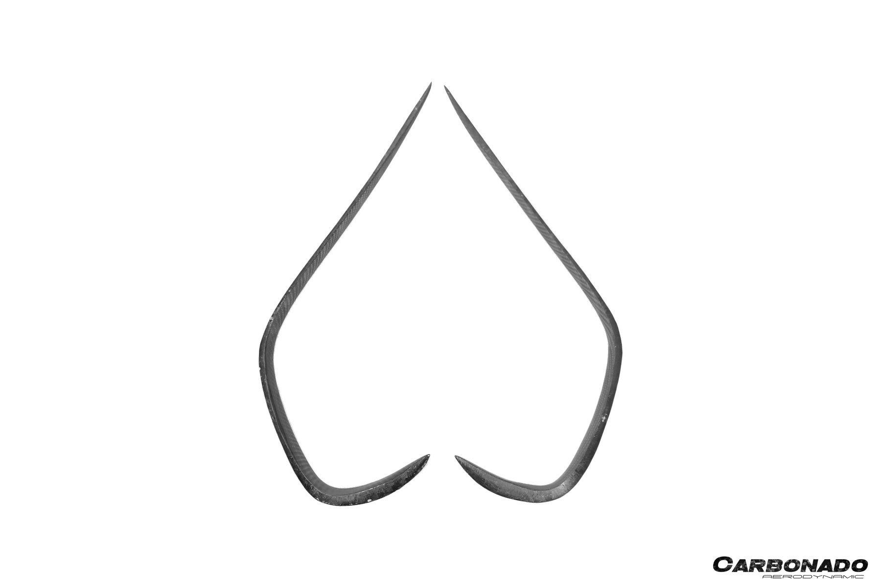 2020 - 2023 McLaren GT WP Style DRY Carbon Fiber Front Bumper Air Vents