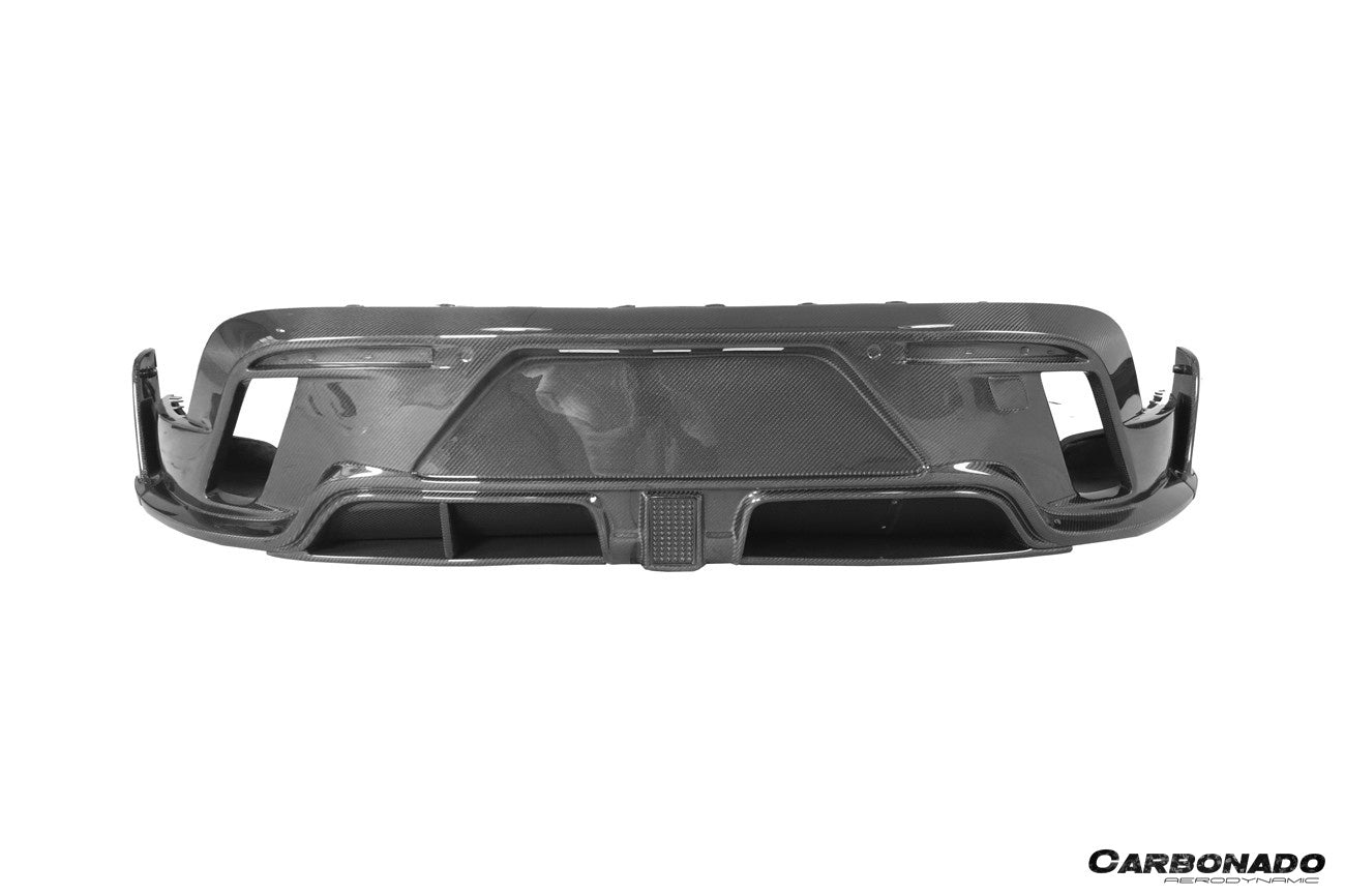 2019 - 2024 Porsche Taycan & 4 & 4S & GTS & TURBO CADO Style Rear Diffuser