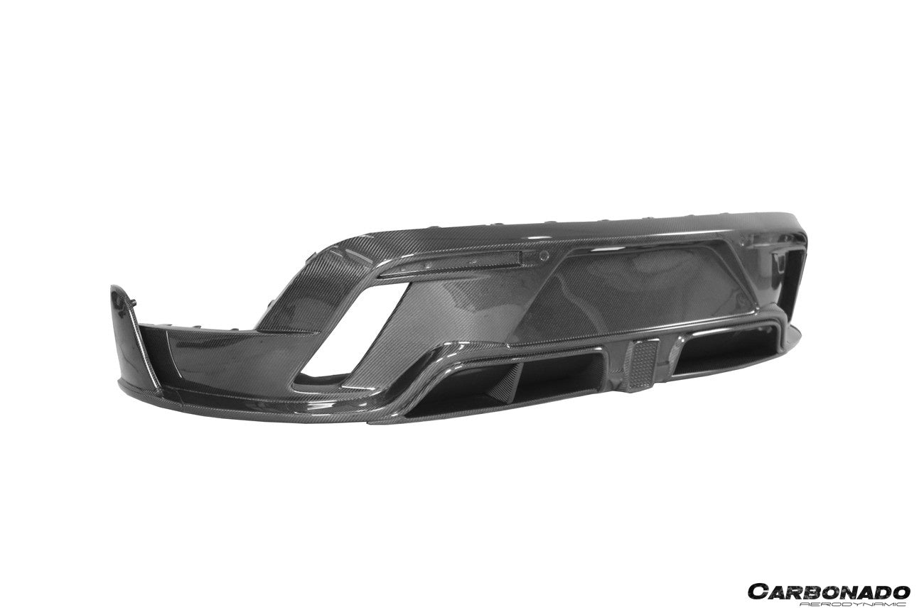 2019 - 2024 Porsche Taycan & 4 & 4S & GTS & TURBO CADO Style Rear Diffuser