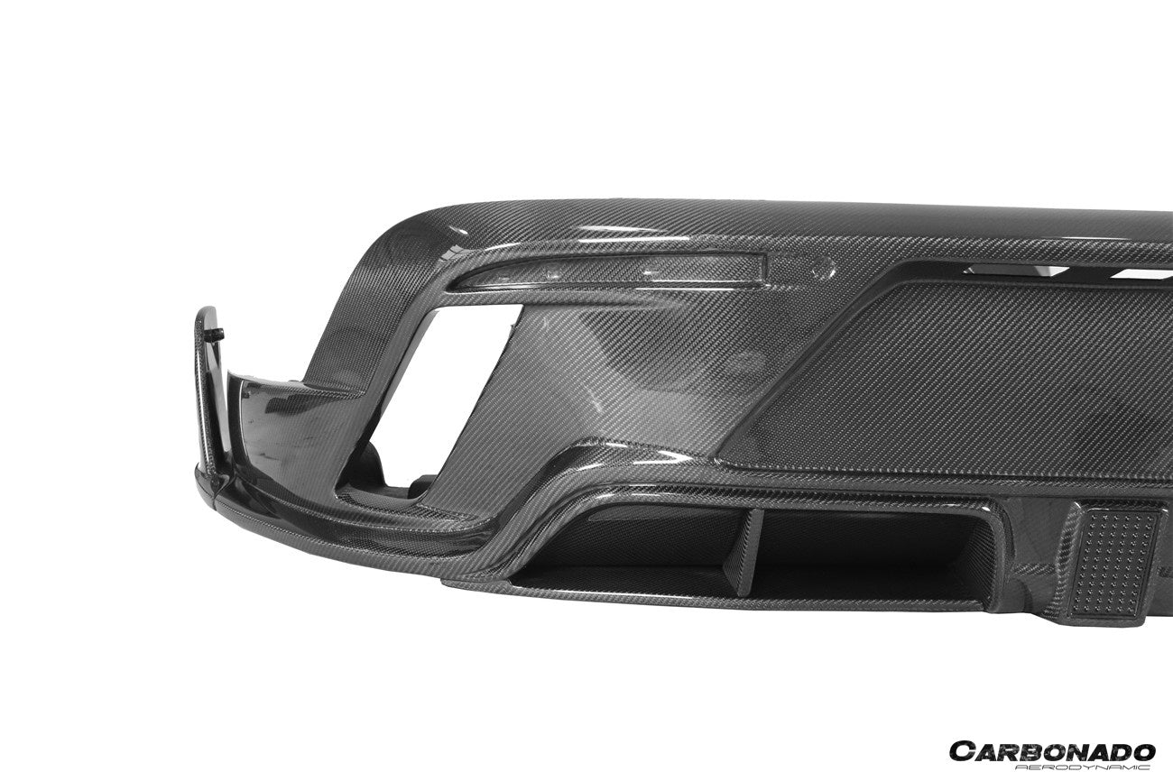 2019 - 2024 Porsche Taycan & 4 & 4S & GTS & TURBO CADO Style Rear Diffuser