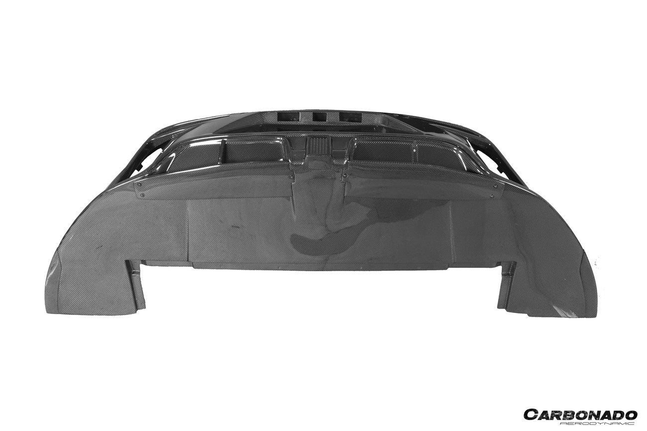 2019 - 2024 Porsche Taycan & 4 & 4S & GTS & TURBO CADO Style Rear Diffuser