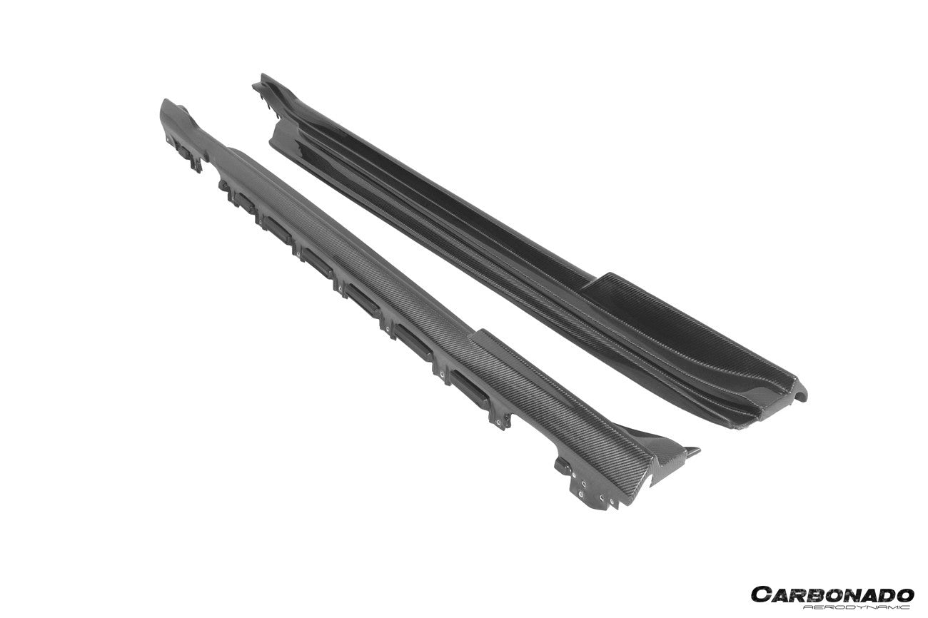 2019 - 2024 Porsche Taycan & 4 & 4S & GTS & TURBO CADO Style Side Skirts