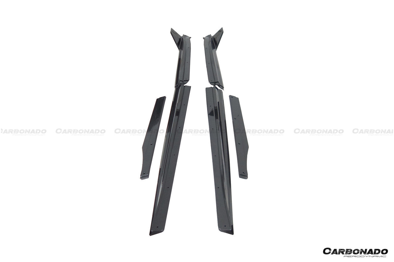 2023 - 2025 Tesla Model 3 LCI Turbo Style Carbon Fiber Pattern Look Body Kit