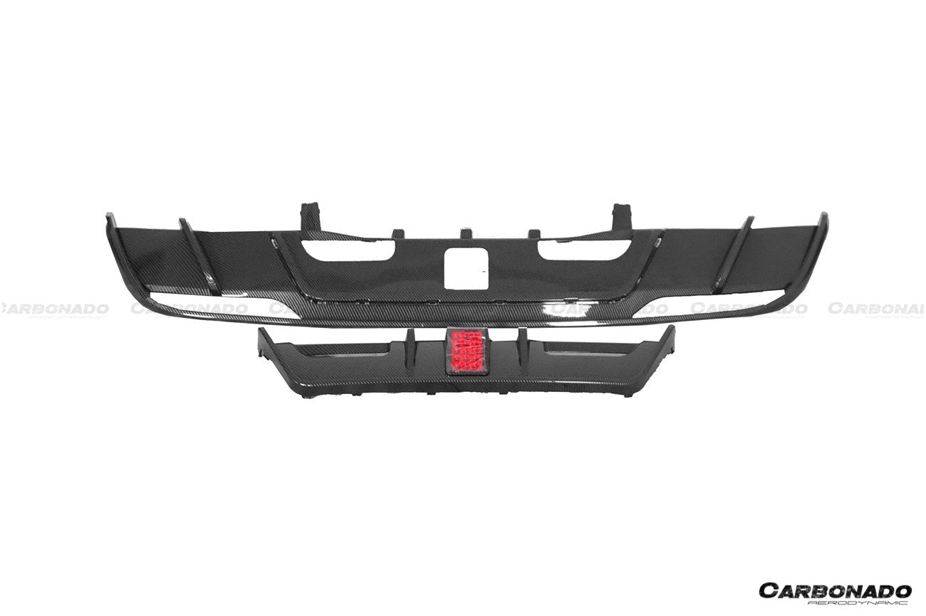 2023 - 2025 Tesla Model 3 LCI Turbo Style Carbon Fiber Pattern Look Body Kit