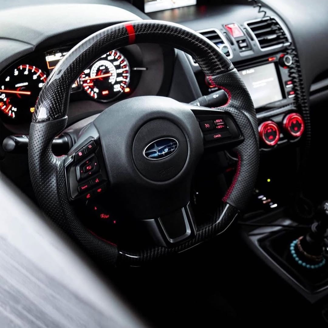 Subaru WRX VA VB GR Custom Carbon Fiber Steering Wheel 2010-Up