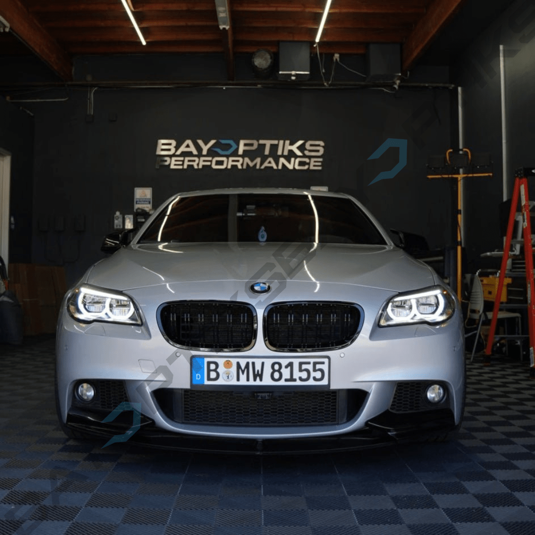 BMW F10 5 Series M5 LCI Style CSL Yellow/White DRL Headlights 2011–2017