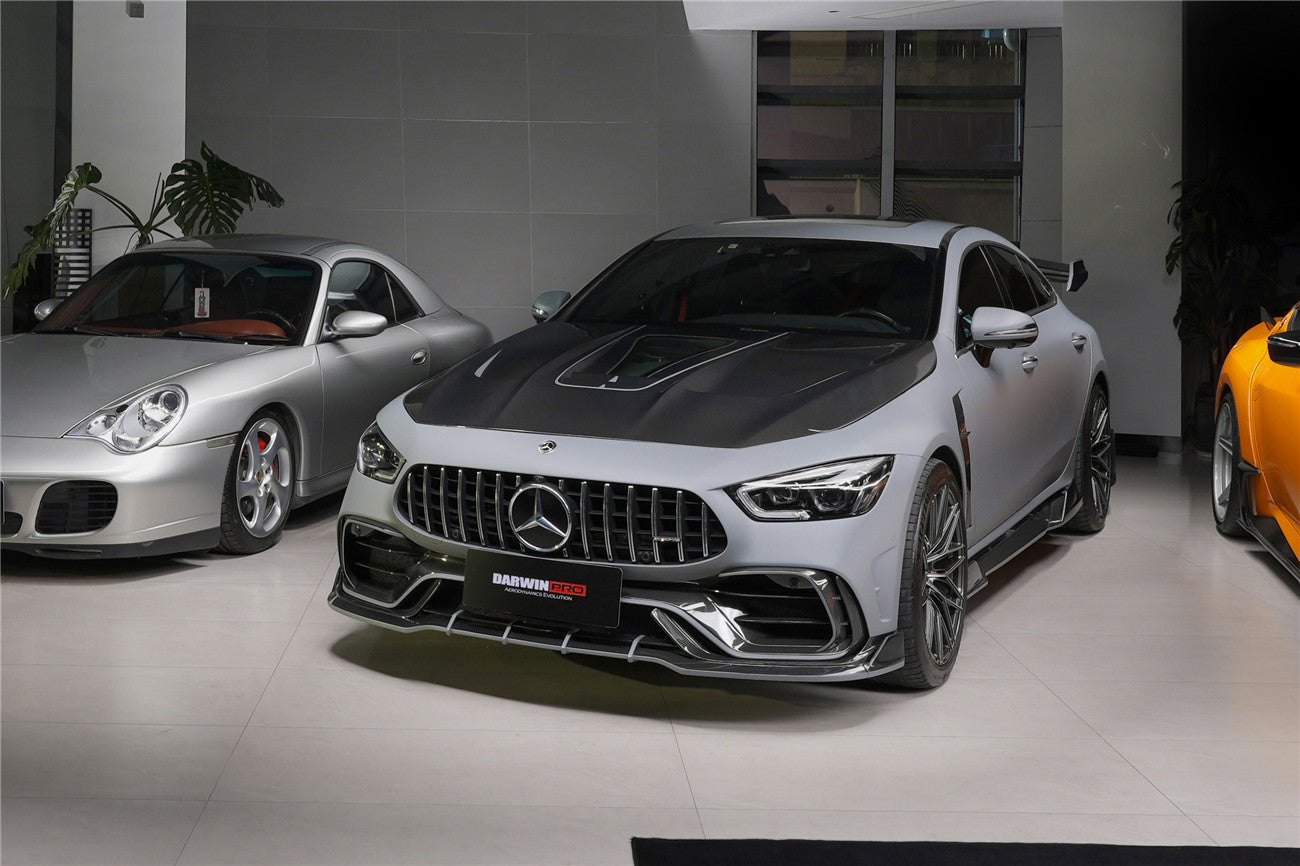 2019 - 2024 Mercedes Benz AMG GT50 GT53 GT43 GT63 GT63S 4Door Coupe X290 IMP Performance Ver.2 Part Carbon Fiber Front Bumper