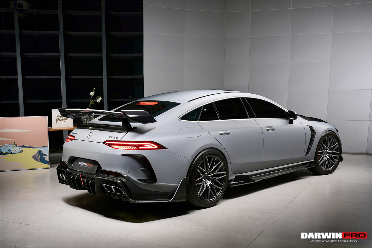 2019 - 2024 Mercedes Benz AMG GT50 GT53 GT43 GT63 GT63S 4Door Coupe X290 IMP Performance Ver.2 Part Carbon Fiber Rear Bumper